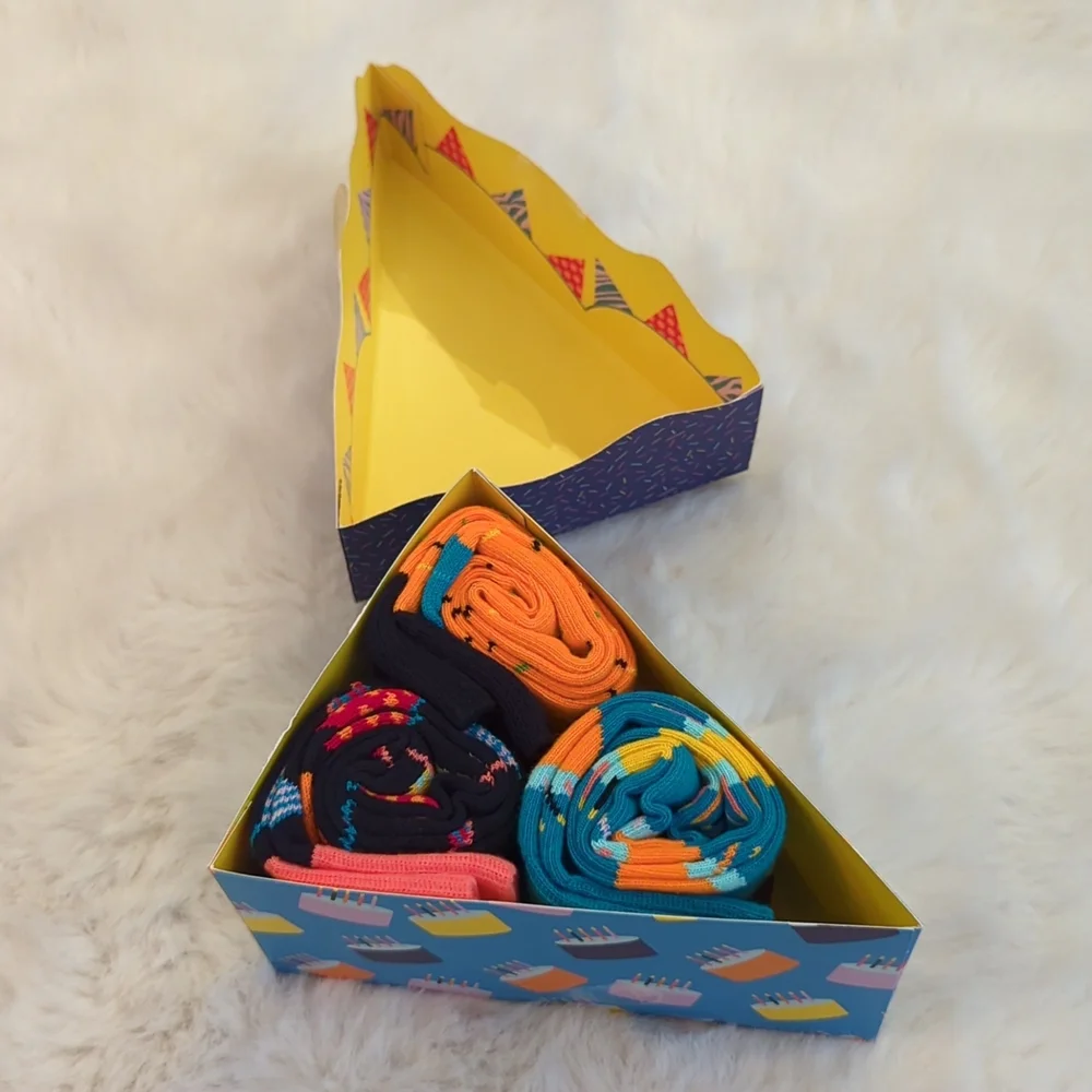 HAPPY SOCKS Birthday Gift Box ~NEW
